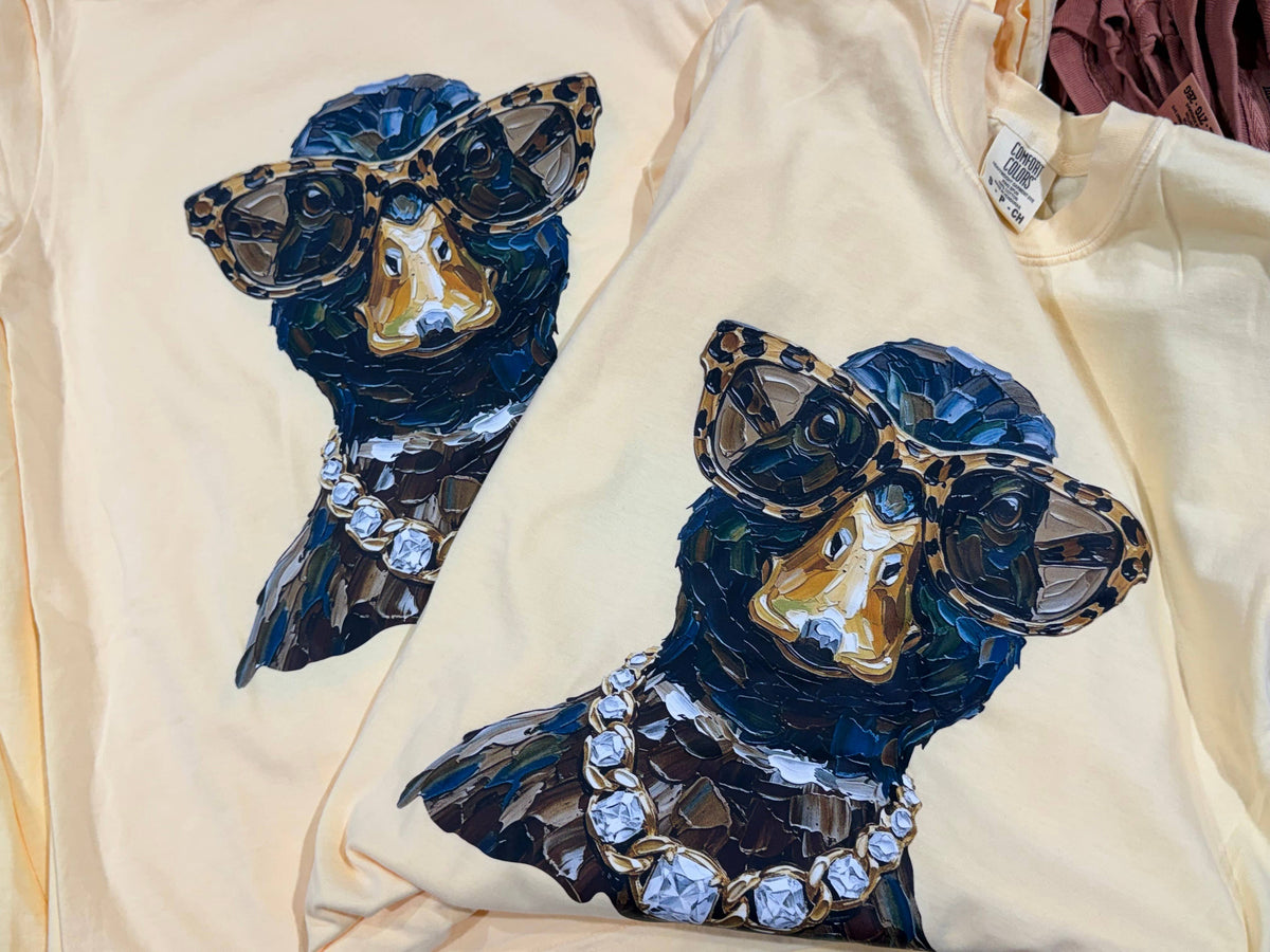 Glam Mallard Duck Graphic Tee-3