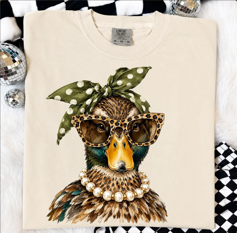 Glam Mallard Duck Tee-1