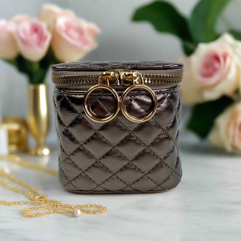 Train Jewelry Case - Bronze
