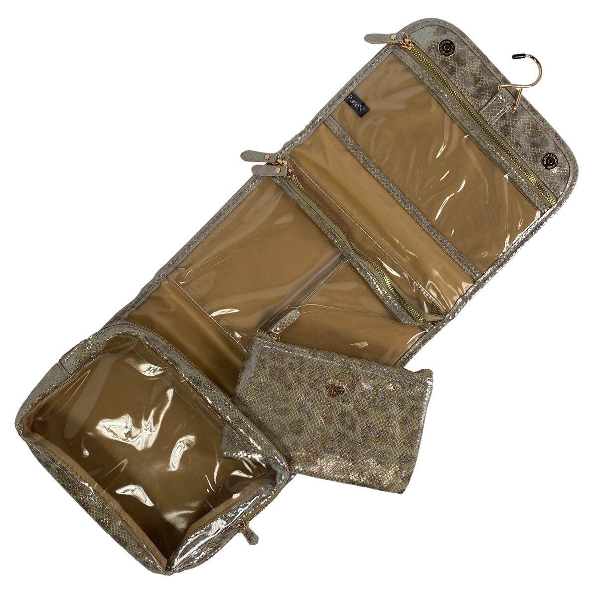 Getaway Toiletry Case - Glimmer Leopard-4