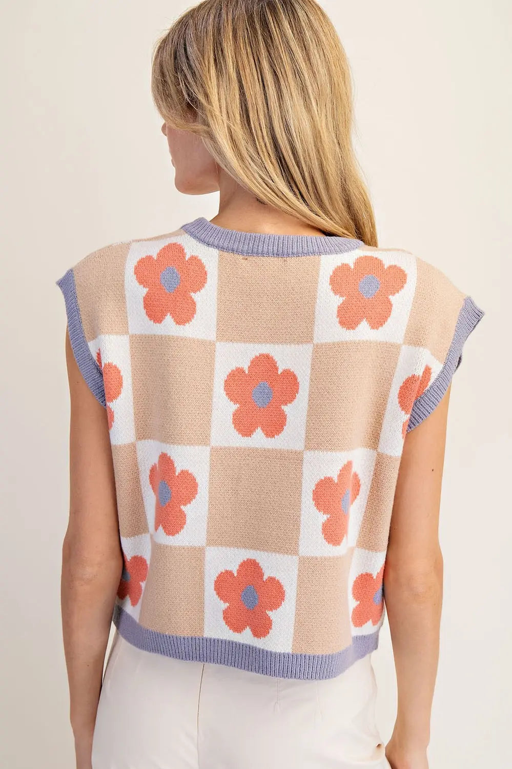ee:some flowered checkered short sleeve