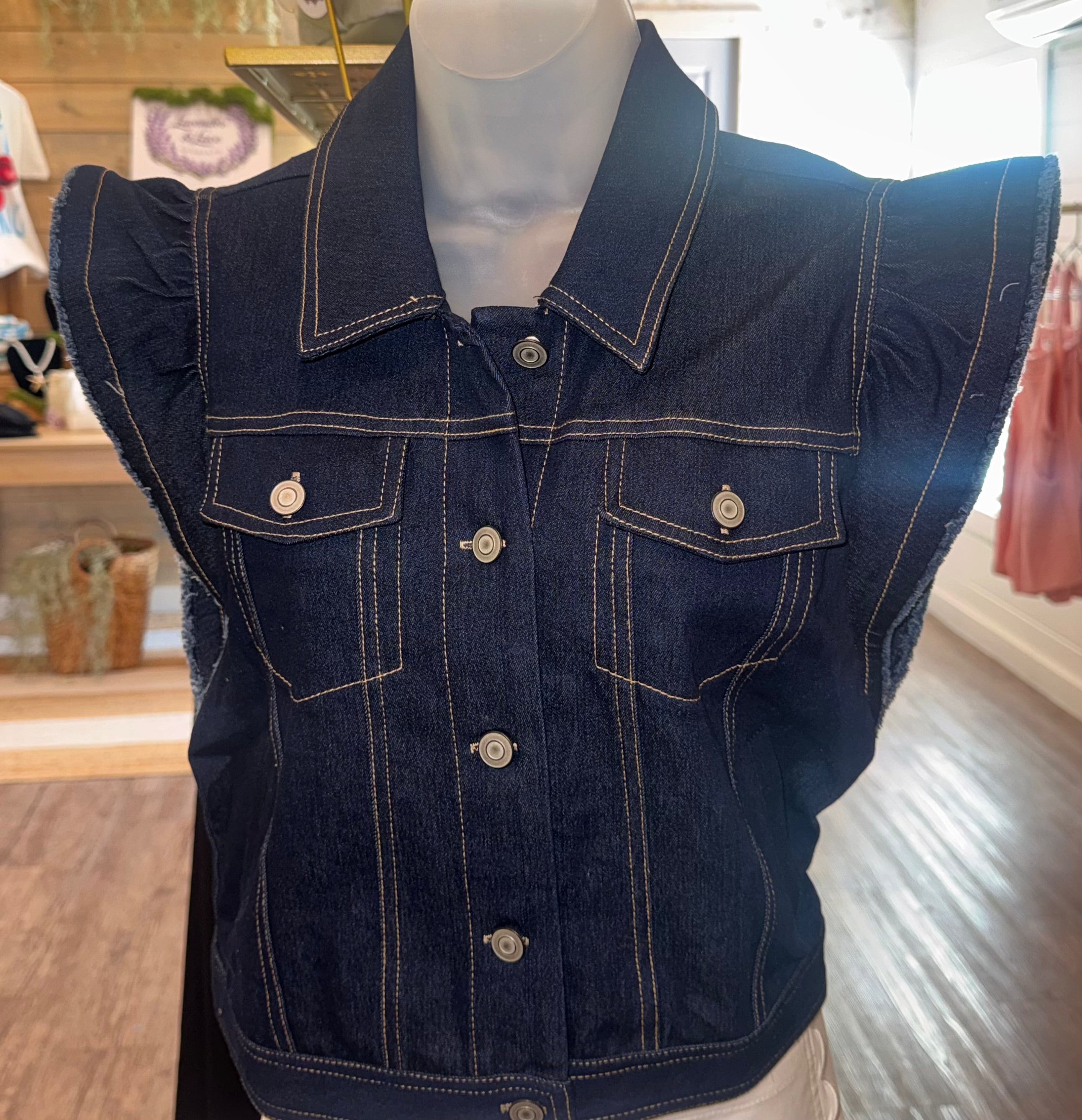 ee:some denim vest