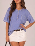Mineral Washed Oversized Comfy Knit Top