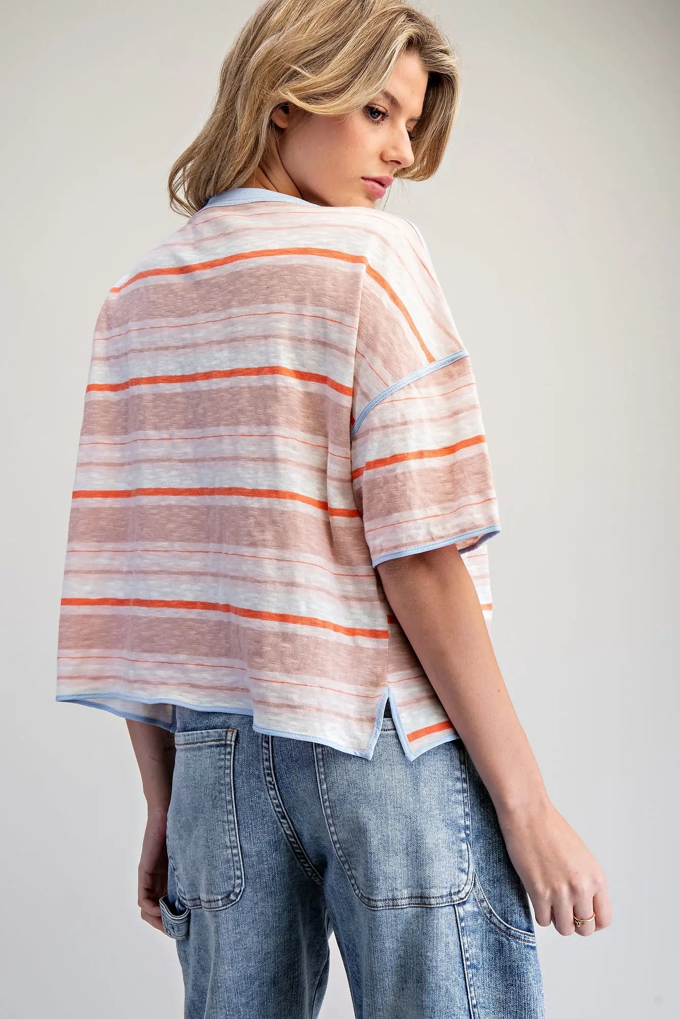 Striped Boxy T-Shirt