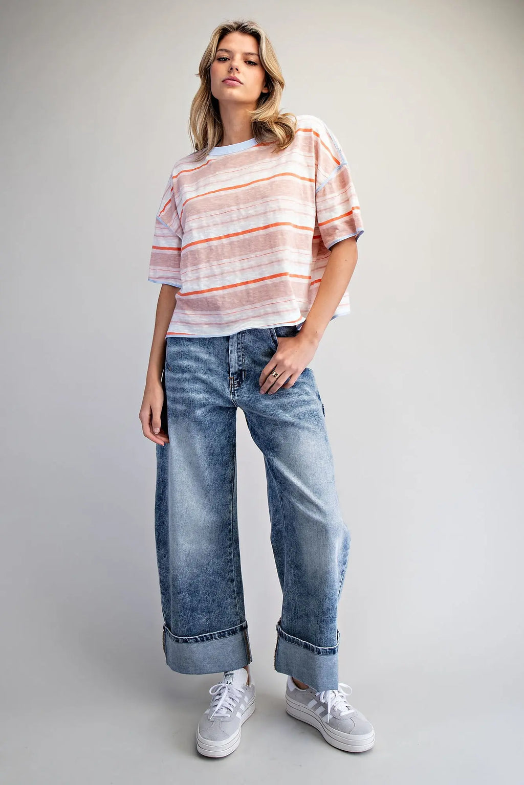 Striped Boxy T-Shirt
