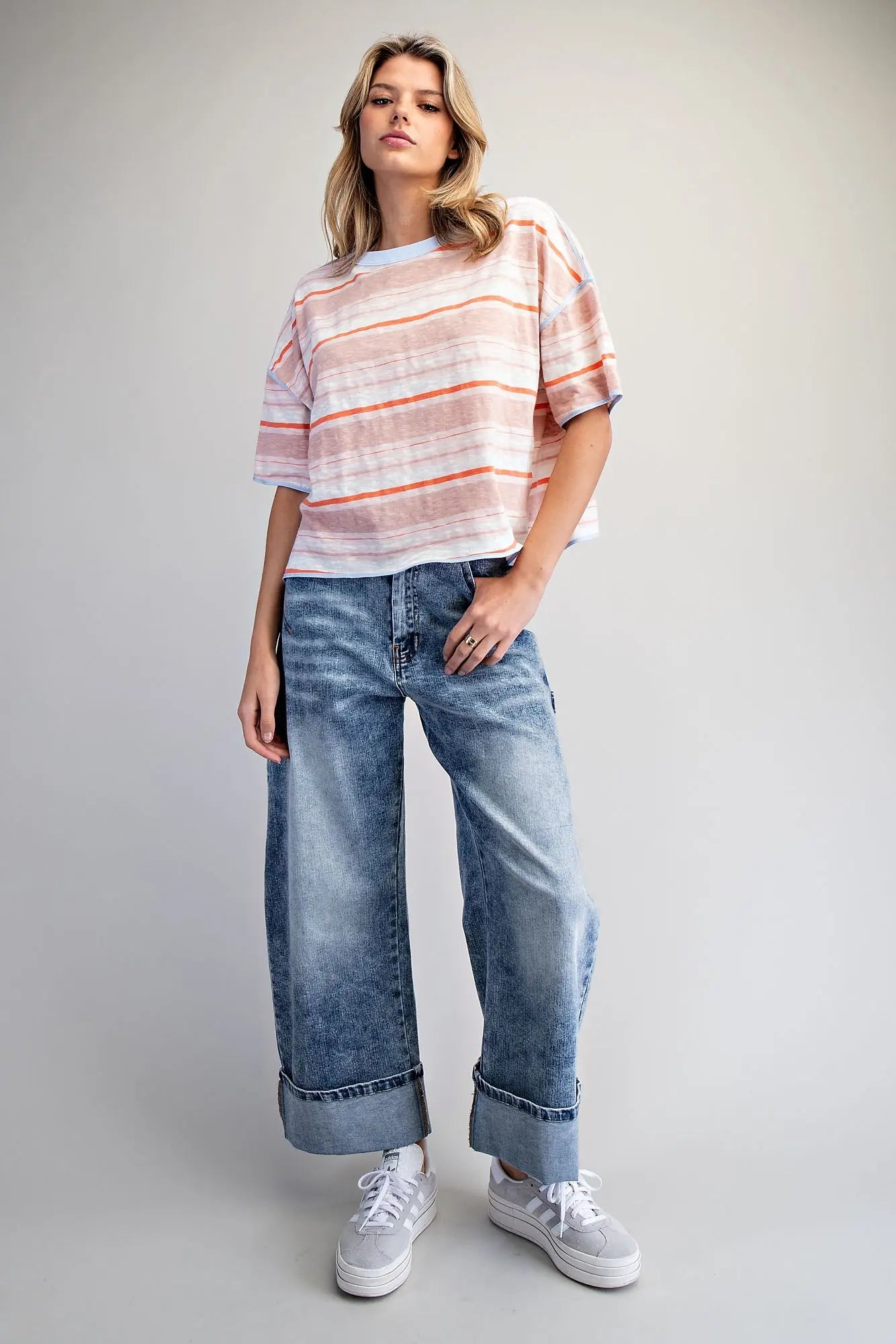 Striped Boxy T-Shirt