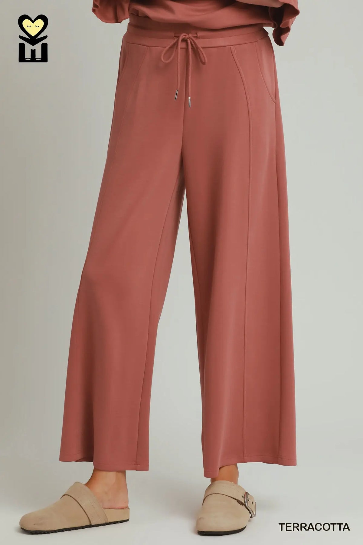 SPACEKNIT Wide Leg Pants