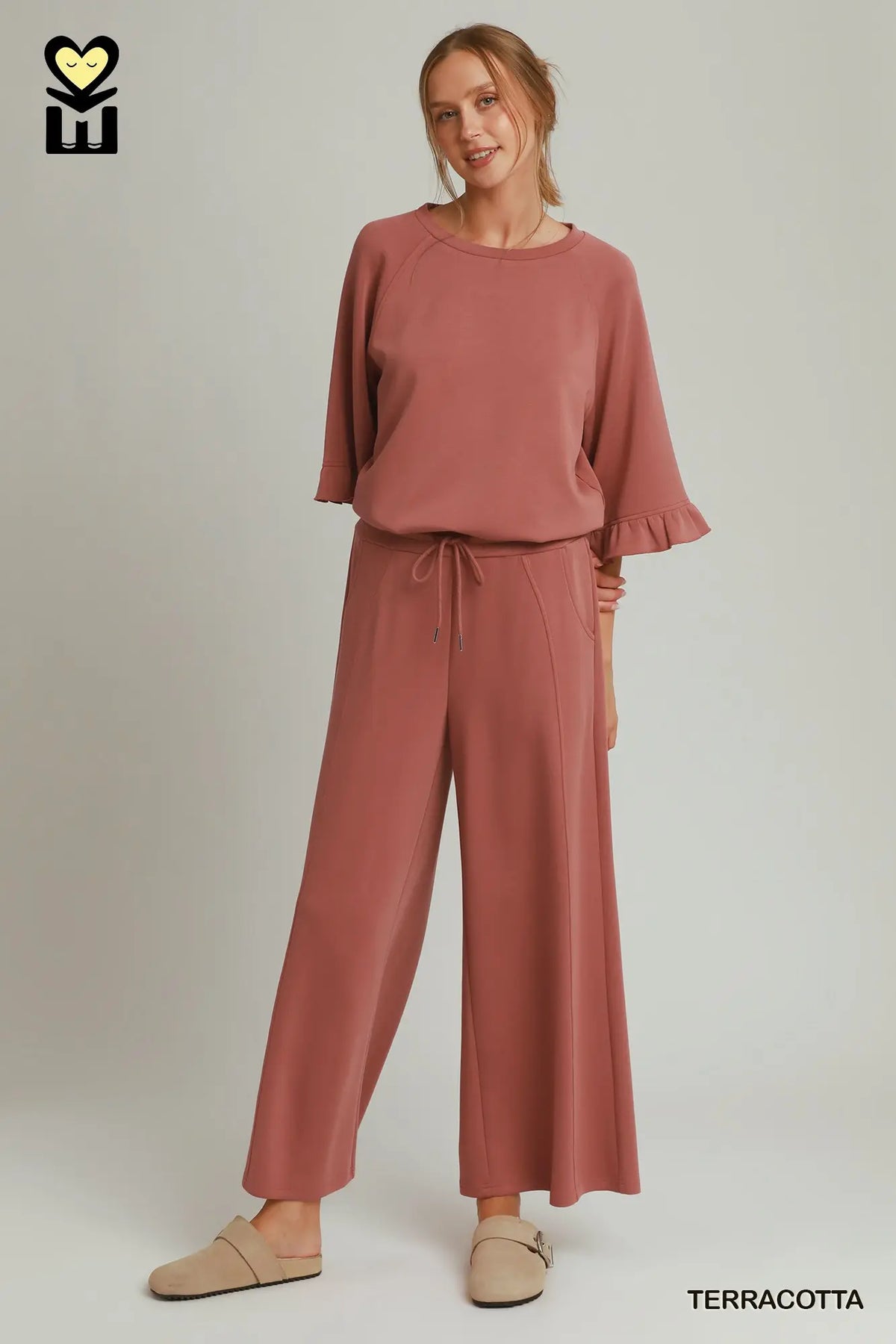 SPACEKNIT Wide Leg Pants