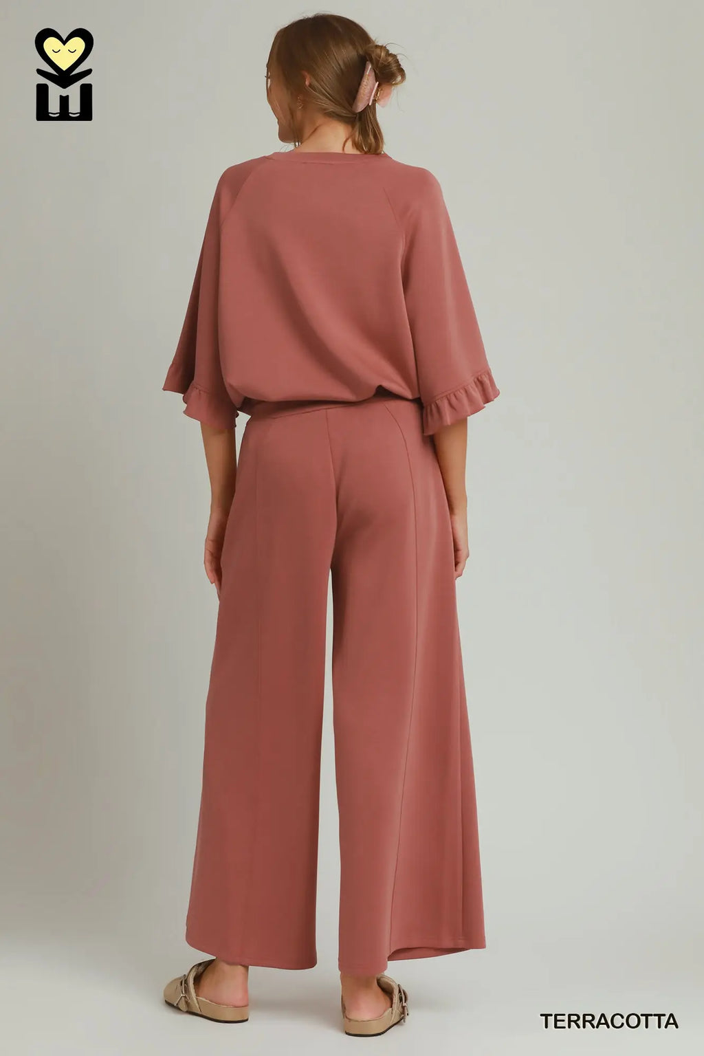 SPACEKNIT Wide Leg Pants