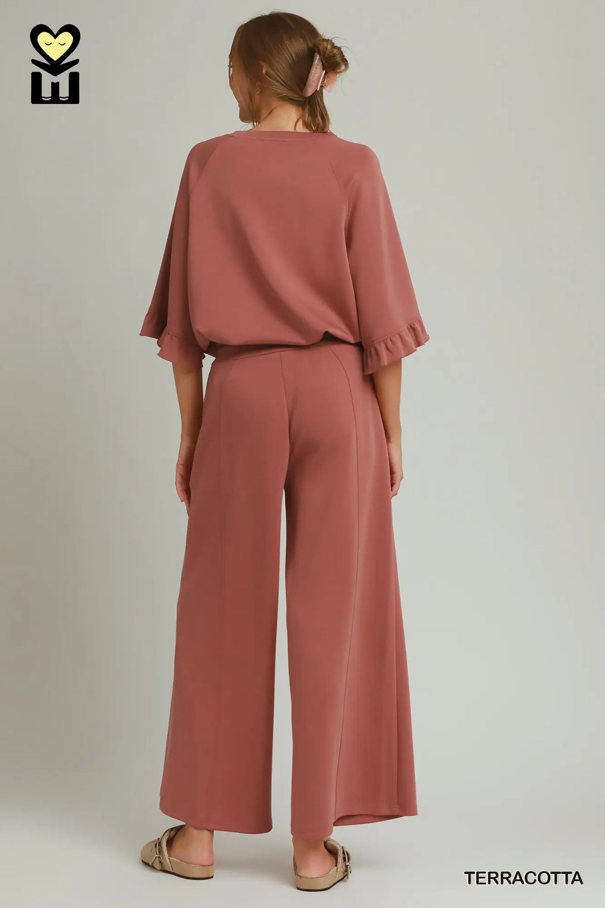 SPACEKNIT Wide Leg Pants