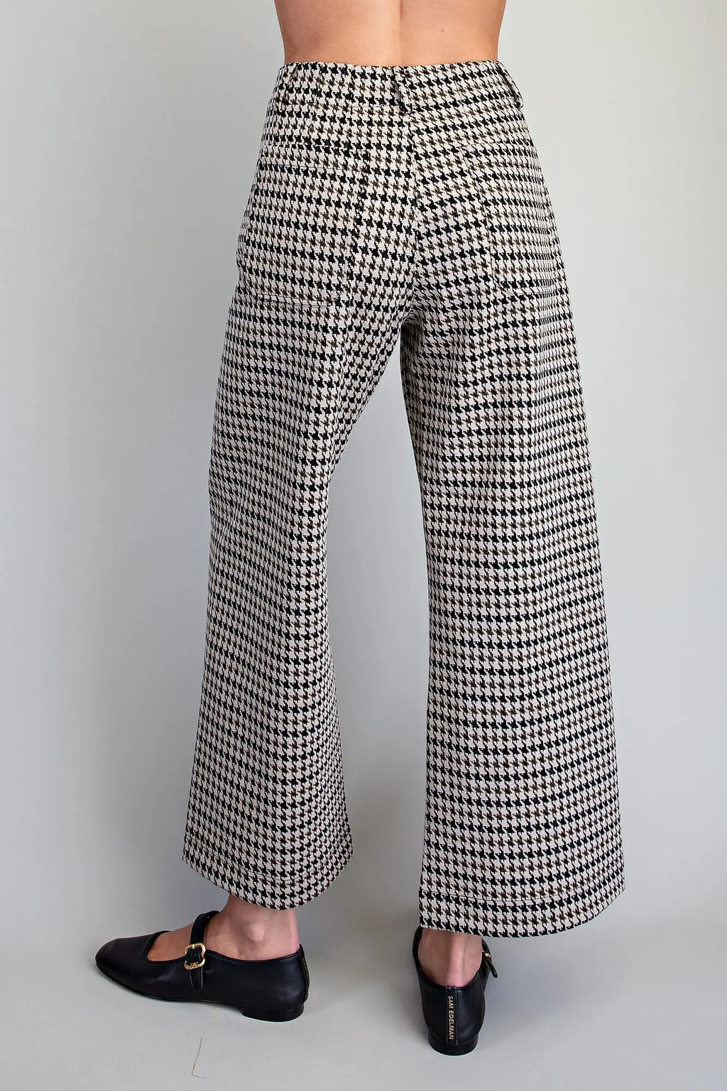 Houndstooth Printed Pants