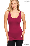 U Or V Neck 2-way Seamless Tank Top
