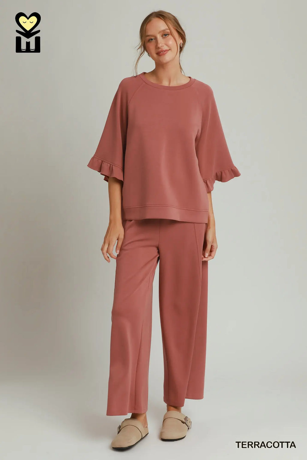 SPACEKNIT 3/4 Raglan Sleeve Top