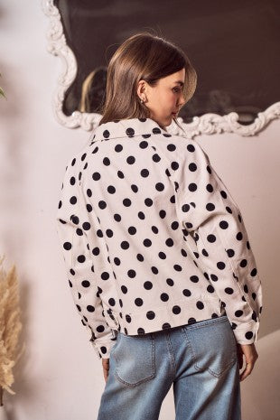 Dotted Charm Polka Dream Jacket-5
