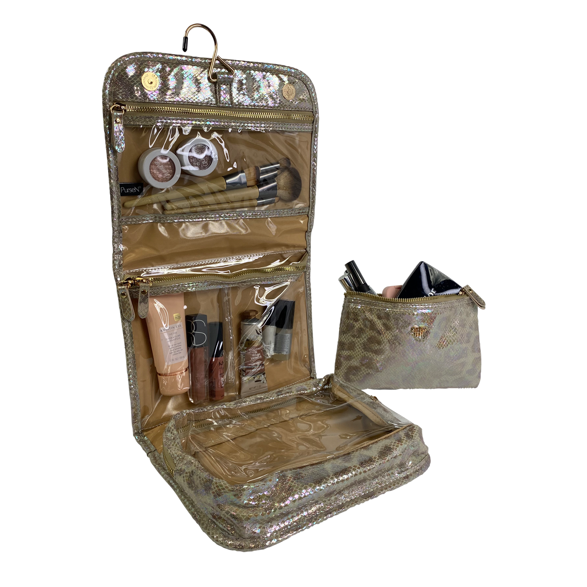 Getaway Toiletry Case - Glimmer Leopard-2