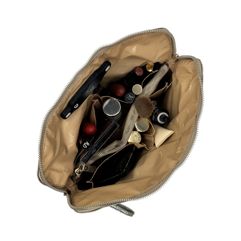 NEW Updated Litt Makeup Case - Glimmer Leopard