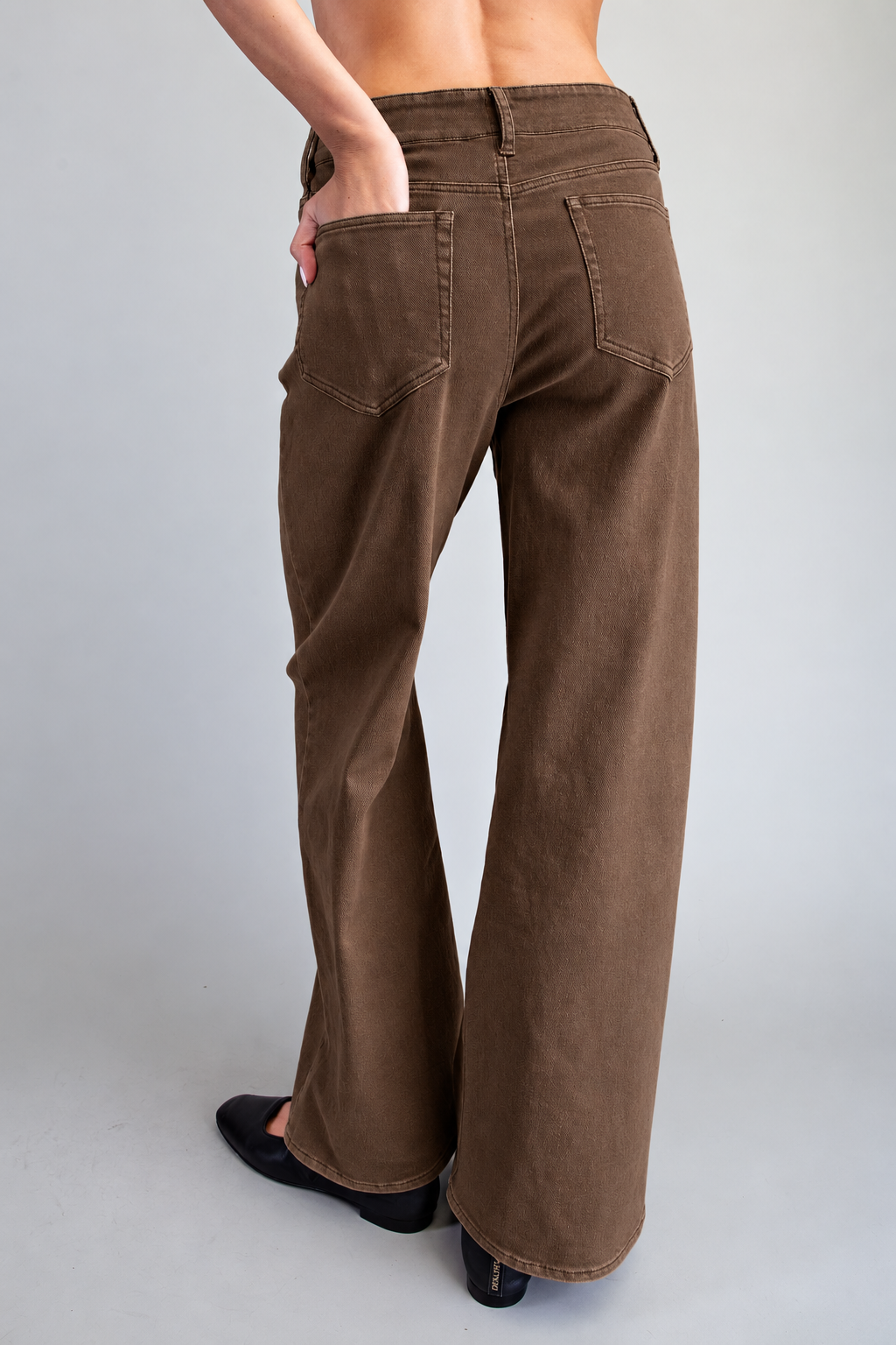 Drawstring Patch Pocket Pants